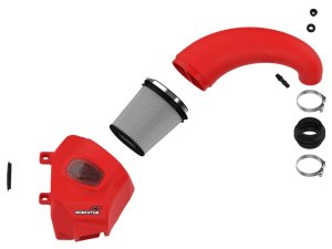 Dodge RAM 1500 Performance Air Intake - aFe - Momentum GT Pro DRY S - Red - `19-`24