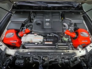 Toyota Land Cruiser Performance Air Intake - aFe - Momentum GT Pro Dry S - Red - `22-`25