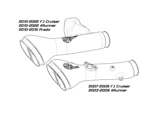 Toyota FJ Cruiser Performance Air Intake - aFe - Momentum GT w/ Pro DRY S Filter - `07-`21