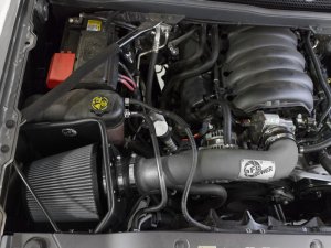 Cadillac Escalade Performance Air Intake - aFe - Magnum FORCE Stage-2 w/ Pro DRY S Filter - Matte Gray - `15-`20