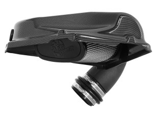 BMW 4 Series Performance Air Intake - aFe - Magnum FORCE Stage-2 Pro DRY S, Carbon Fiber Look Cover - Carbon Fiber Look - `16-`20