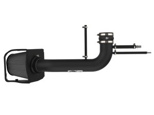 Ford Super Duty Performance Air Intake - aFe - Pro DRY S, Stage-2, Cold Air - Wrinkle-Black - `17-`19