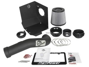 Chevrolet Silverado Performance Air Intake - aFe - Magnum FORCE Stage-2 Pro DRY S - Wrinkle-Black - `09-`13