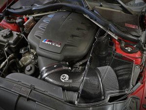 BMW M3 Performance Air Intake - aFe - Black Series Stage-2 Carbon Fiber w/ Pro DRY S Filter - Black - `08-`13
