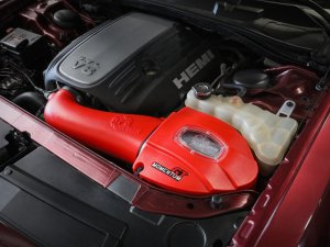 Dodge Charger Performance Air Intake - aFe - Pro-Dry S - Red - `11-`15