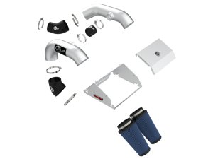 Ford F-150 Raptor Performance Air Intake - aFe - Rapid Induction Cold Air Intake System w/ Pro 5R Filter Brushed - `21-`25