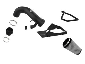 Volkswagen GTI Performance Air Intake - aFe - Rapid Induction Stage-2 w/ Pro DRY S Filter - Wrinkle-Black - `15-`21