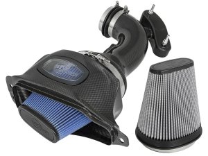 Chevrolet Corvette Performance Air Intake - aFe - Black Series Carbon Fiber w/ Pro 5R & Pro DRY S Filters - Black - `14-`19