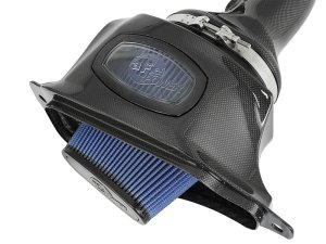 Chevrolet Corvette Performance Air Intake - aFe - Black Series Carbon Fiber w/ Pro 5R & Pro DRY S Filters - Black - `14-`19