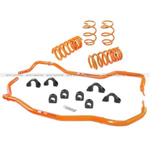 Chevrolet Corvette Coilover Suspension Kit - aFe - Johnny O Connell Stage 1 - Yellow - `97-`13