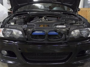 BMW M3 Performance Air Intake - aFe - MagnumFORCE Intakes Scoops AIS - Matte Blue - `01-`06