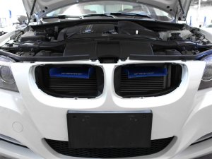 BMW 3 Series Performance Air Intake - aFe - Dynamic Air Scoop D.A.S. - Blue - `07-`13