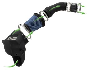 BMW M6 Performance Air Intake - aFe - Momentum PRO 5R, Twin Sealed Airbox Design, Rotomolded Heat-Insulating Tubes - Black - `12-`14