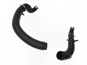 Ford F-150 Turbo Inlet Pipes - aFe - XLPE Polymer, Reinforced Silicone Couplings - `21-`25