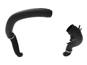 Ford Raptor Turbo Inlet Pipes - aFe - XLPE Polymer, Reinforced Silicone Couplings - `21-`25