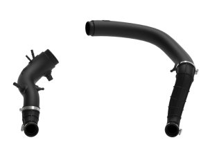 Ford Raptor Turbo Inlet Pipes - aFe - XLPE Polymer, Reinforced Silicone Couplings - `21-`25