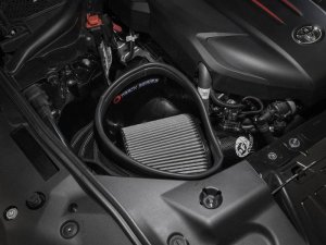 BMW Z4 Performance Air Intake - aFe - Track Series Carbon Fiber, Open-Element, Pro DRY S Filter - `20-`25
