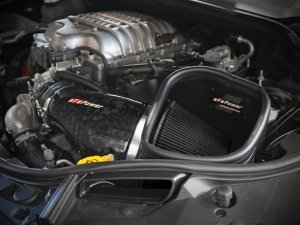 Dodge Durango SRT Hellcat Performance Air Intake - aFe - Track Series Carbon Fiber w/ Pro 5R Filter - Black - `21-`25