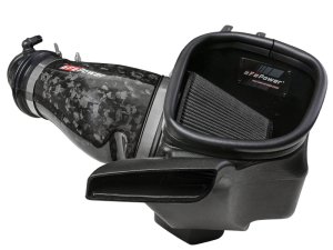 Dodge Durango SRT Hellcat Performance Air Intake - aFe - Track Series Carbon Fiber w/ Pro 5R Filter - Black - `21-`25