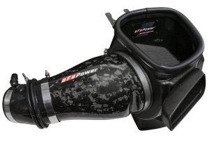 Dodge Durango SRT Hellcat Performance Air Intake - aFe - Track Series Carbon Fiber w/ Pro 5R Filter - Black - `21-`25