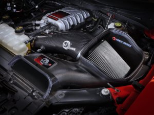 Ford F150 Raptor Performance Air Intake - aFe - Track Series + Pro DRY S Filter + Carbon Fiber Tube - `23-`24