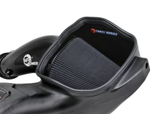 Ford F150 Raptor R Performance Air Intake - aFe - Track Series + Black Pro 5R Filter + Carbon Fiber Tube - Black - `23-`24
