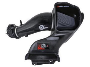 Ford F150 Raptor R Performance Air Intake - aFe - Track Series + Black Pro 5R Filter + Carbon Fiber Tube - Black - `23-`24