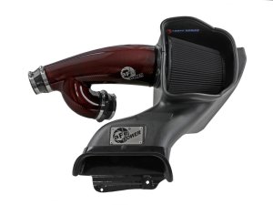 Ford F-150 Performance Air Intake - aFe - Track Series Red Kevlar/Carbon Fiber w/ Black Pro 5R Filter - Red - `17-`24
