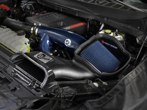 Ford F-150 Performance Air Intake - aFe - Track Series Blue Kevlar/Carbon Fiber w/ Pro 5R Filter - Blue - `17-`24 Ford F-150 Performance Air Intake - aFe - Track Series Blue Kevlar/Carbon Fiber w/ Pro 5R Filter - Blue - `17-`24