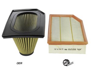 Jeep Gladiator Performance Air Intake - aFe - Magnum FLOW Inverted Replacement Air Filter w/ Pro GUARD 7 Media - `20-`25