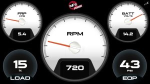 Dodge RAM Digital Gauge Display - aFe - AFE AGD Advanced - `08-`23
