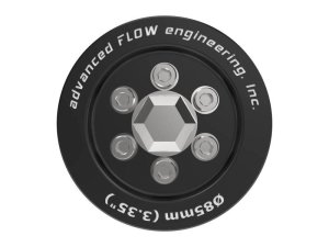 Dodge Charger Supercharger Power Pulley Kit - aFe - 3.35 IN - Black Hard Anodized - `15-`23