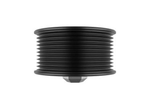 Dodge Challenger Supercharger Power Pulley Kit - aFe - 3.10in, CNC Machined 6061-T6 Aluminum Pulley, 17-4 Stainless Steel Hub - Black - `15-`23