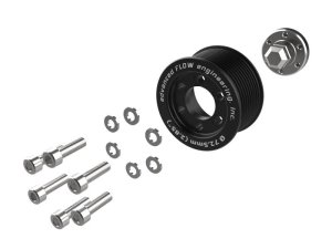 Dodge Charger Supercharger Power Pulley Kit - aFe - 2.85in - Black - `15-`23