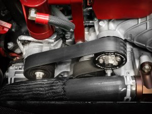 Dodge Charger Supercharger Power Pulley Kit - aFe - 2.85in - Black - `15-`23