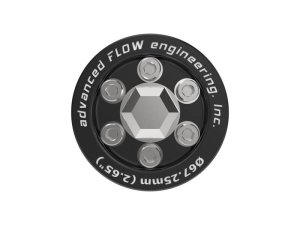 Dodge Charger Power Pulley Kit - aFe - Supercharger Power Pulley Kit w/ Hub 2.65 IN - Black - `15-`23