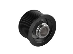 Dodge Challenger Supercharger Power Pulley Kit - aFe - 2.50in Billet Power Pulley - Black - `15-`23