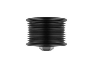 Dodge Challenger Supercharger Power Pulley Kit - aFe - 2.50in Billet Power Pulley - Black - `15-`23