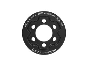 Dodge Challenger SRT Hellcat Supercharger Pulley - aFe - Power Pulley 2.50 IN, Black Hard Anodized - Black - `15-`23