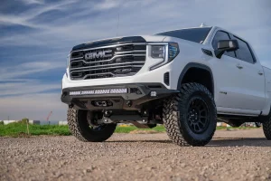 GMC Sierra 1500 Bumper - Front - Addictive Desert Designs - Stealth Fighter - Winch Mount - 2022+