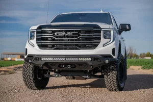 GMC Sierra 1500 Bumper - Front - Addictive Desert Designs - Stealth Fighter - Winch Mount - 2022+