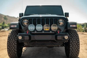 Jeep Wrangler JL Front Bumper Push Bar - For Rubicon Steel Bumper
