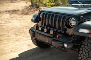 Jeep Wrangler JL Front Bumper Push Bar - For Rubicon Steel Bumper