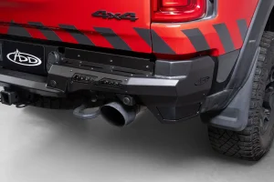 Ram RHO Bumper - Rear - Addictive Desert Designs - Phantom - Hammer Black Powder Coat - 2025+