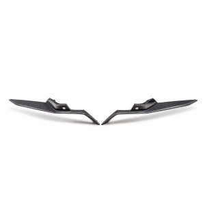 Chevrolet Corvette C8 Grille - Front - Anderson Composites - Carbon Fiber Upper Grille Deflectors - Z06 `23-`24