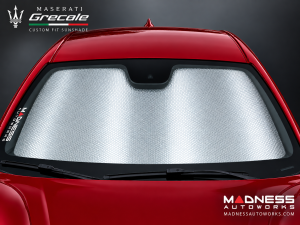Maserati Grecale Windshield Sunshade/ Reflector - BlackOut Sunshades - Roll Up