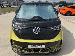 Volkswagen ID. Buzz Windshield Sunshade/ Reflector - BlackOut Sunshade - Roll Up Volkswagen ID. Buzz Windshield Sunshade/ Reflector - BlackOut Sunshade - Roll Up