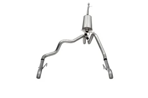 Chevrolet Silverado Performance Exhaust - Cat-Back - Dual Rear Exit - CORSA Performance - Sport - Turndown Tips - `24+