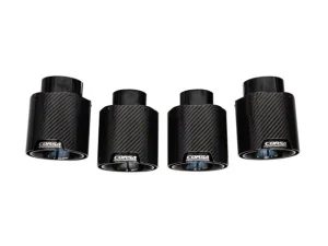 Cadillac CT4 V Blackwing Performance Exhaust - Axle-Back - CORSA Performance - Active Valve - Carbon Fiber Black Tips - `22+ Cadillac CT4 V Blackwing Performance Exhaust - Axle-Back - CORSA Performance - Active Valve - Carbon Fiber Black Tips - `22+