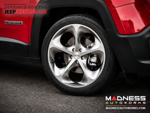 Jeep Renegade Custom Wheels (4) - Phantom - 19x8" - Hyper Silver/ Hyper Black
